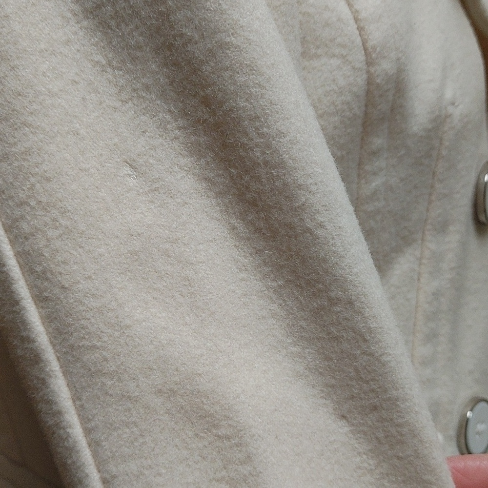 New York & Company Collection Ivory Tailored Pea Coat Size XS - Picture 8 of 12